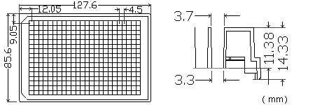 384 孔玻底板尺寸图